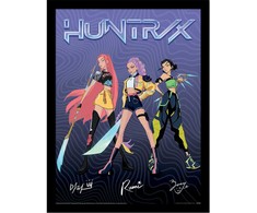 Pyramid KPop Demon Hunters Huntrix Signature Framed print