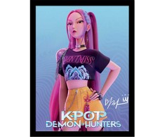 Pyramid KPop Demon Hunters Mira Framed print
