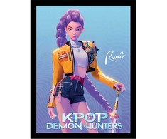 Pyramid KPop Demon Hunters Rumi Framed print