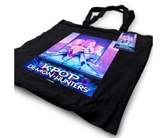 Kids Euroswan Hiszpania *****K-POP DemonHunters torba czar.100% baw.72131