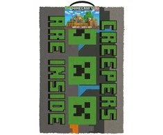 Pyramid Minecraft (Creepers Need Hugs) durų kilimėlis| 60x40cm