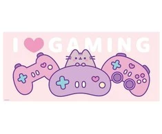 Pyramid Pusheen gaming desk mat