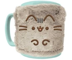 Pyramid Pusheen Mug with teddy bear cover 440ml