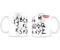 Pyramid Stranger Things Alphabet mug