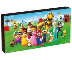 Pyramid Pyramid Super Mario Podświetlany Obraz (Postacie)