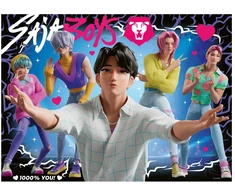Ravensburger Dėlionė 4x100 Kpop Demon Hunters vaikams