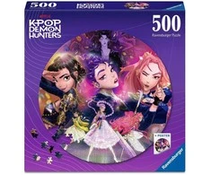 Dėlionė Ravensburger Kpop Demon Hunters puzzle 500pcs