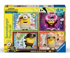 Ravensburger Dėlionė 4x100 Minionai
