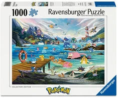 Dėlionė Ravensburger Pokemon Breakout 3 Vaporeon and the Warm Sea puzzle 1000pcs