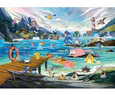 Dėlionė Ravensburger Pokemon Breakout 3 Vaporeon and the Warm Sea puzzle 1000pcs