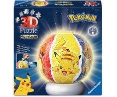 Ravensburger - Dėlionės kamuoliuko naktinė lemputė Pokémon 72p (12008053)