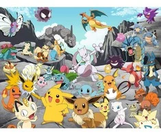 Ravensburger Dėlionė 1500 vnt. - Pokemonai