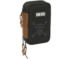 Safta One Piece triple pencil case 37pcs