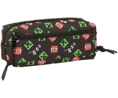 Safta Minecraft triple pencil case