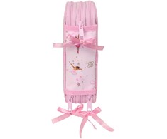 Safta Barbie Ballet triple pencil case 37pcs