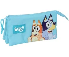 Safta Bluey triple pencil case