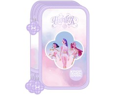 Safta Demon Hunters Kpop Artist triple pencil case 37pcs