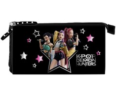 Safta Demon Hunters Kpop Energy triple pencil case