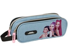 Safta Demon Hunters Kpop Huntrix double pencil case