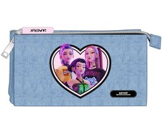 Safta Demon Hunters Kpop Huntrix triple pencil case