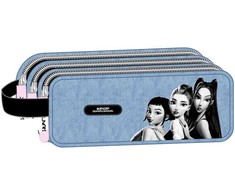 Safta Demon Hunters Kpop Huntrix triple pencil case