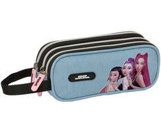 Safta Demon Hunters Kpop Huntrix triple pencil case