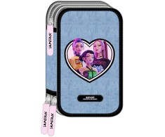 Safta Demon Hunters Kpop Huntrix triple pencil case 37pcs