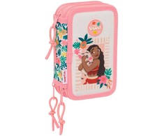 Safta Disney Moana Vaiana triple pencil case 37pcs
