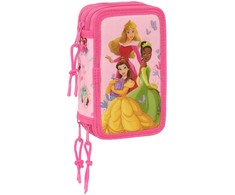 Safta Disney Princess triple pencil case 37pcs