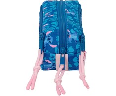 Safta Disney Stitch &amp; Angel triple pencil case