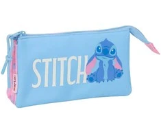 Safta Disney Stitch Bright triple pencil case