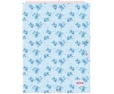 Safta Disney Stitch Ohana A4 cardboard binder with flaps