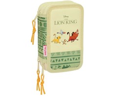 Safta Disney The Lion King Mufasa triple pencil case 37pcs