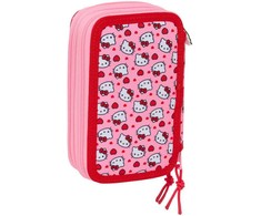 Safta Hello Kitty triple pencil case 37pcs
