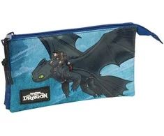 Safta How to Train Your Dragon triple pencil case