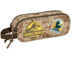 Safta Jurassic World double pencil case