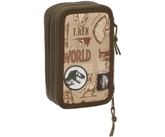 Safta Jurassic World triple pencil case 37pcs