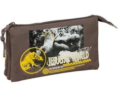 Safta Jurassic World triple pencil case
