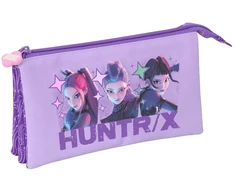 Safta Kpop Demon Hunters Battle triple pencil case