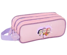 Safta Kpop Demon Hunters Chibi triple pencil case