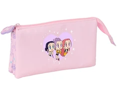 Safta Kpop Demon Hunters Chibi triple pencil case
