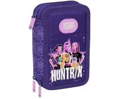 Safta Kpop Demon Hunters Fighters triple pencil case 37pcs