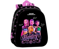 Safta KPop Demon Hunters Negra 3D backpack 33cm