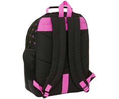 Safta Kpop Demon Hunters Negra double backpack