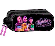 Safta KPop Demon Hunters Negra 3D double pencil case