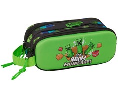 Safta Minecraft 3D double pencil case
