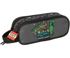 Safta Minecraft Graffiti double pencil case