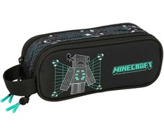 Safta Minecraft Screen double pencil case