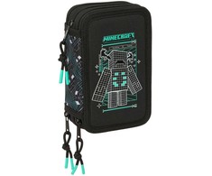 Safta Minecraft Screen triple pencil case 37pcs