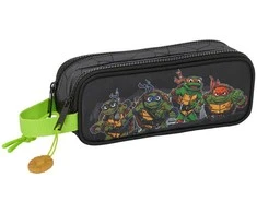 Mutant Safta Ninja Turtles double pencil case
